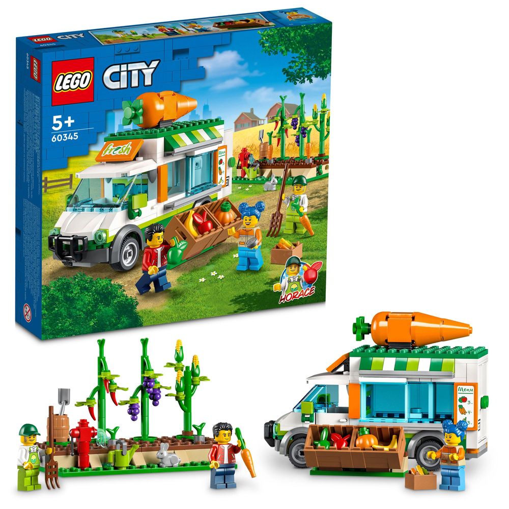 LEGO City Farmers Market Van 60345 (310 Pieces)