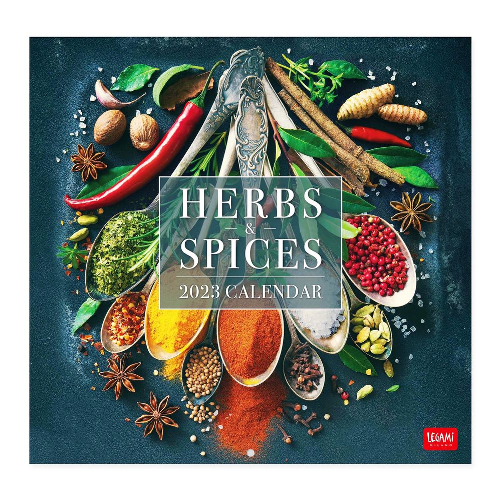 Legami Calendar 2023 (30 x 29 cm) - Herbs & Spices