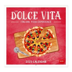 Legami Uncoated Paper Calendar 2023 (30 x 29 cm) - La Dolce Vita