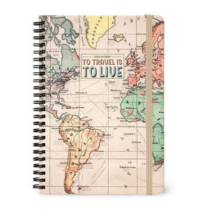 Legami Large Weekly Spiral Bound Diary 16 Month 2022/2023 (15 x 21 cm) - Travel