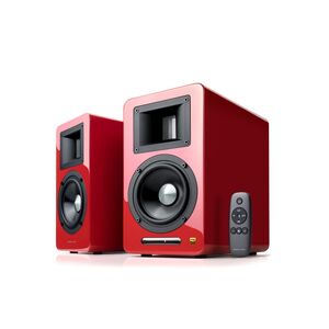 Edifier Air Pulse A100-RE Active Bookshelf Speakers System - Red