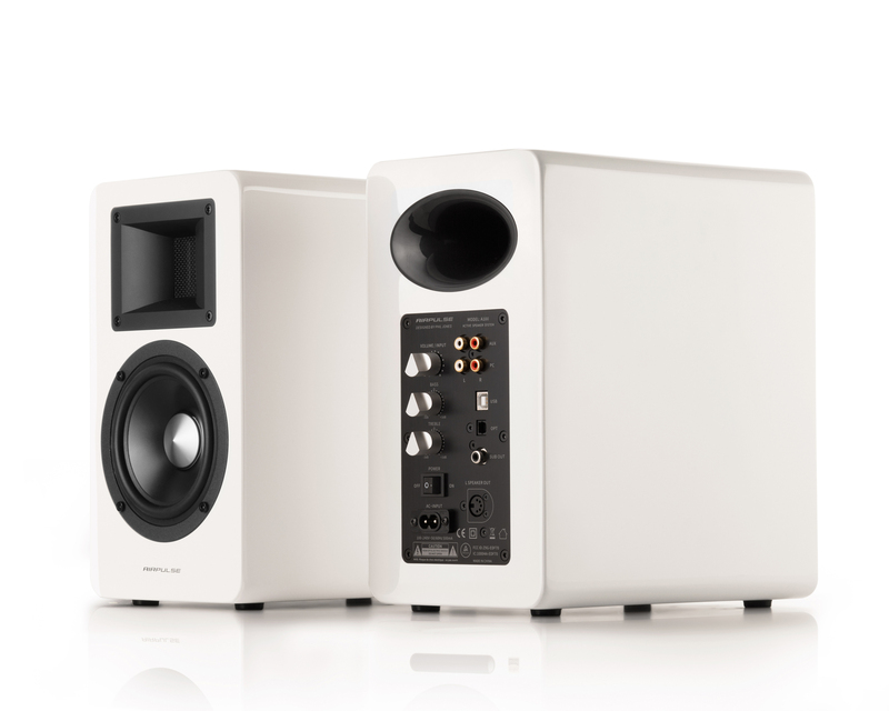 Edifier Air Pulse A100-WT Active Bookshelf Speakers System - White