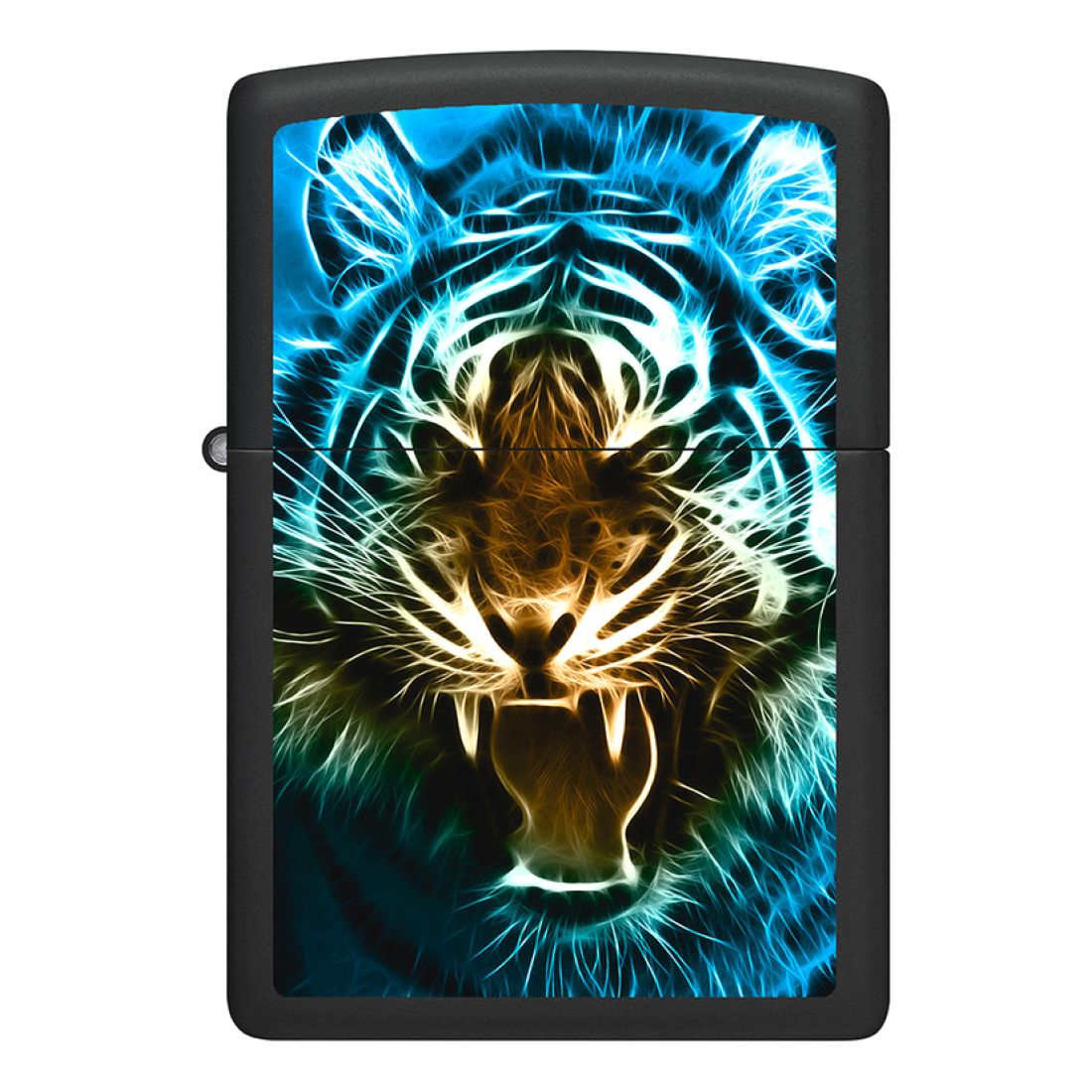 Zippo 218 Ci400583 Black Matte Digital Tiger Windproof Lighter