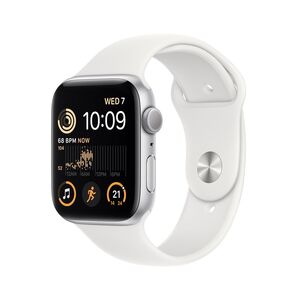 Apple Watch SE 2 (2022) GPS 40mm Silver Aluminum Case with White Sport Band