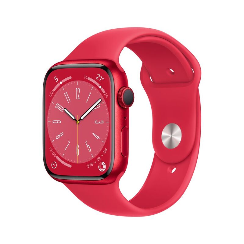 Apple Watch Series 8 GPS 45mm (Product) Red Aluminum Case with (Product) Red Sport Band