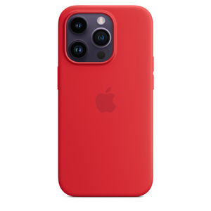 Apple Silicone Case with MagSafe for iPhone 14 Pro - (Product)Red