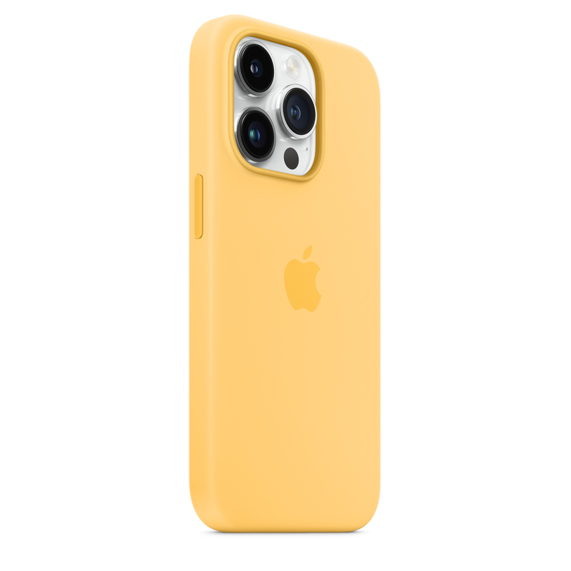Apple Silicone Case with MagSafe for iPhone 14 Pro - Sunglow