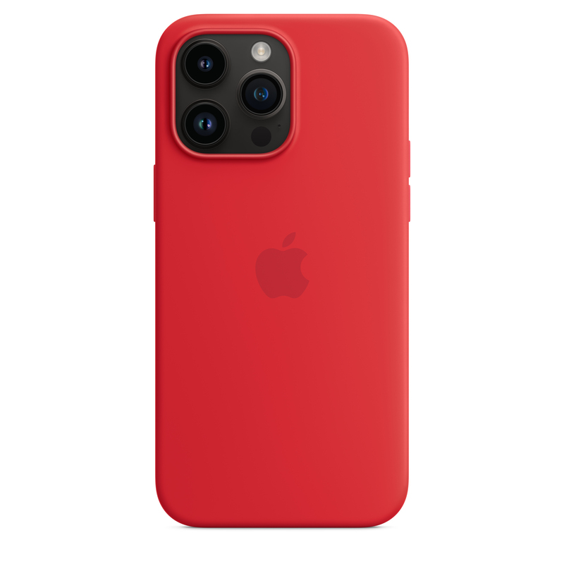 Apple Silcone Case with MagSafe for iPhone 14 Pro Max - (Product)Red
