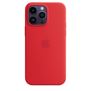 Apple Silcone Case with MagSafe for iPhone 14 Pro Max - (Product)Red