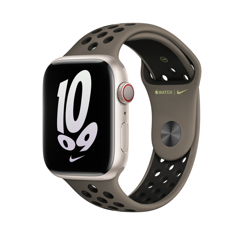 Apple 45mm Nike Sport Band for Apple Watch - Olive Grey/Black