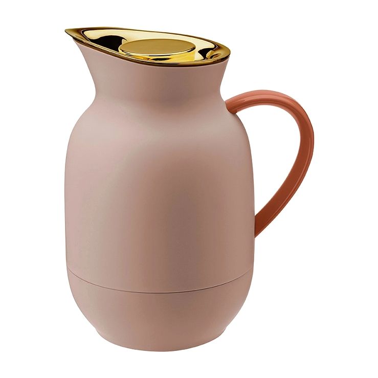 Stelton Amphora Vacuum Jug Coffee 1L Soft Peach