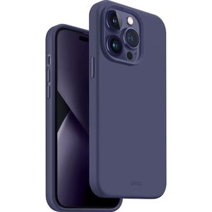 Uniq Hybrid Lino Case for iPhone 14 Pro - Fig (Purple)