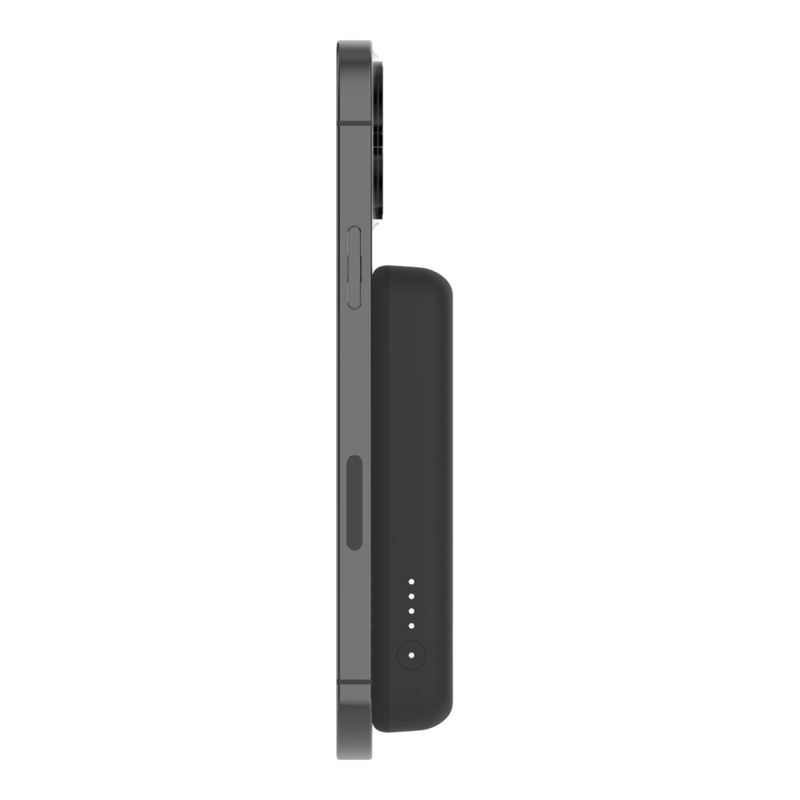 Belkin 5000mAh Magnetic Wireless Power Bank with Kick Stand for Smartphones - Black
