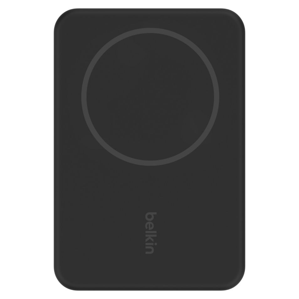 Belkin 5000mAh Magnetic Wireless Power Bank with Kick Stand for Smartphones - Black