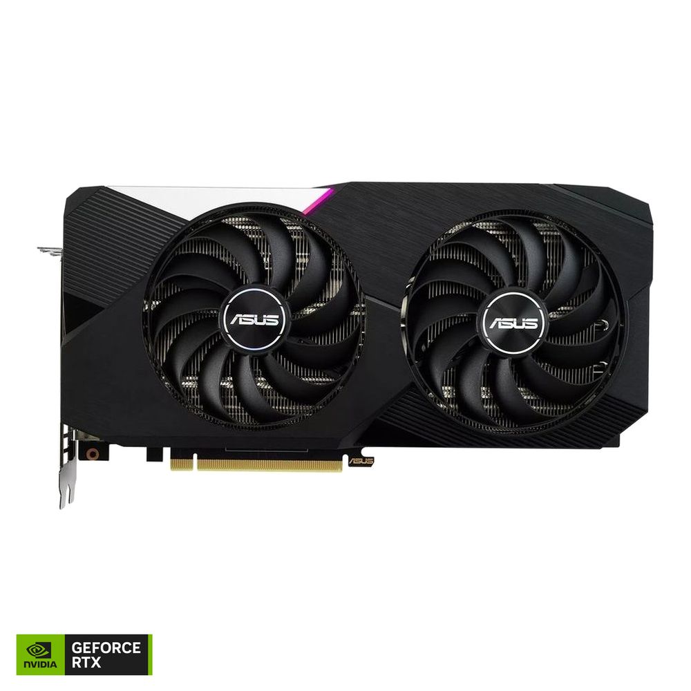ASUS Dual GeForce RTX 3060 Ti V2 OC Edition 8GB GDDR6 Graphics Card with LHR