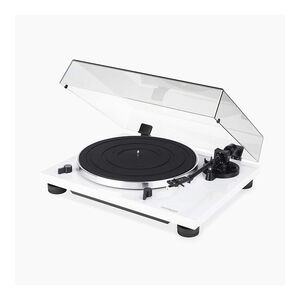 Thorens TD-201 Manual Two-Speed Belt-Drive Turntable with Built-in Preamp - White High Gloss