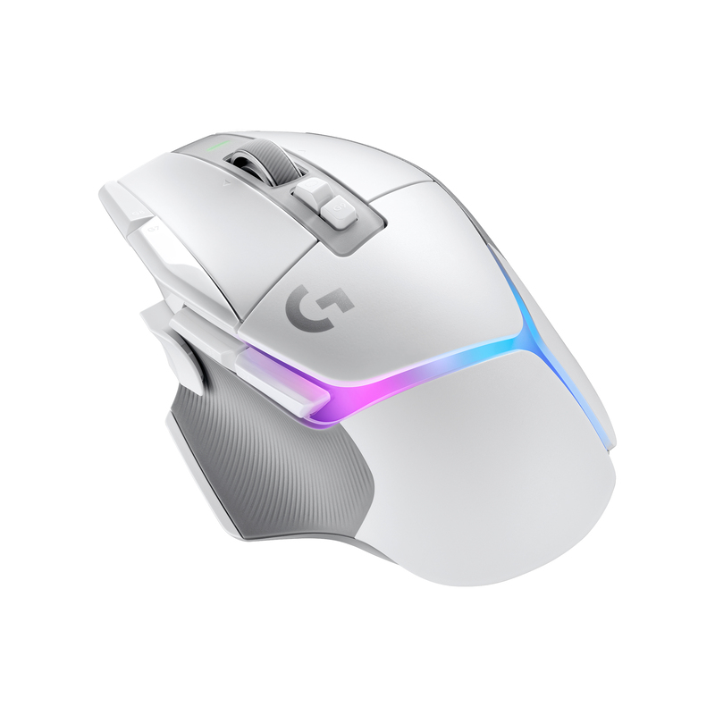 Logitech G Aurora G502 X Plus Wireless RGB Gaming Mouse - White