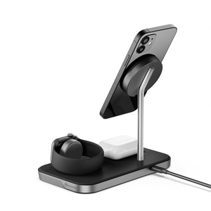 ALOGIC MagSpeed 3-In-1 Wireless Charging Station - Black