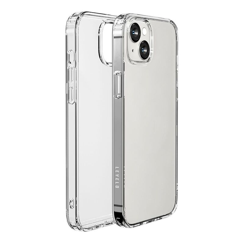Levelo Clara Back Case for iPhone 14 Plus - Clear
