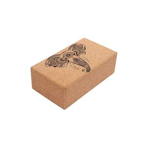 Shakti Warrior Align Yoga Premium Cork Block - Brown (10 x 23 x 15)