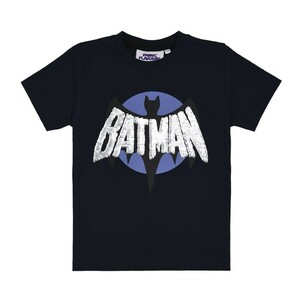 Fabric Flavours Batman Flip Sequin Boys T-Shirt Navy