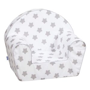 Delsit Arm Chair Grey Stars On - White