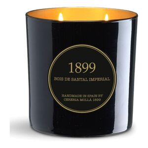 Cereria Molla 2 Wick xl Vegetable Wax Candle in glass 700gBois de Santal Imperial