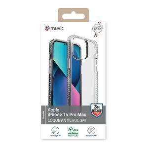 Muvit For France Shockproof Case 3M For iPhone 14 Pro Max - Clear