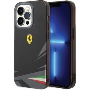 Ferrari PC/TPU Case with Double Layer Print for iPhone 14 Pro - Black