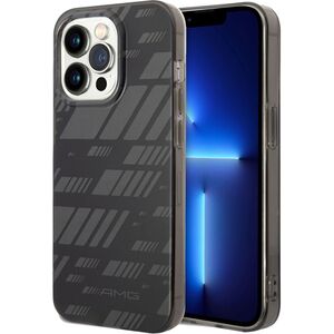 AMG Frosted PC Case - Expressive Graphic for iPhone 14 Pro Max - Black