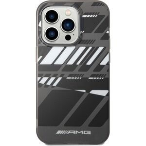 AMG Frosted PC Case - Expressive Graphic for iPhone 14 Pro Max - Grey