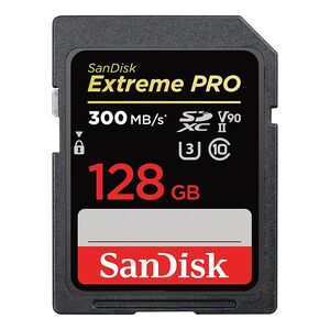 SANDISK Extreme Pro SDXC Card 300MB/S UHS-II V90 - 128GB
