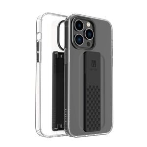 Levelo Graphia IMD Clear Case With Extra Grip For iPhone 14 Pro Max - Black