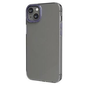 Levelo Sensa Clear Back Case For iPhone 14 Plus - Clear/Purple