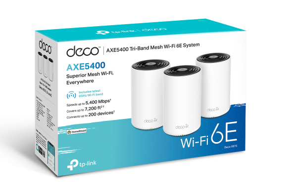TP-Link Deco XE75 AXE5400 Tri-Band Mesh Wi-Fi 6E System