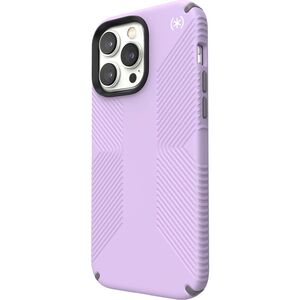 Speck Presidio 2 Grip Case for iPhone 14 Pro Max - Spring Purple/Cloudy Grey/White