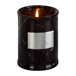Ladenac Milano Rinascimento Candle In Marbled Jar 320G Black