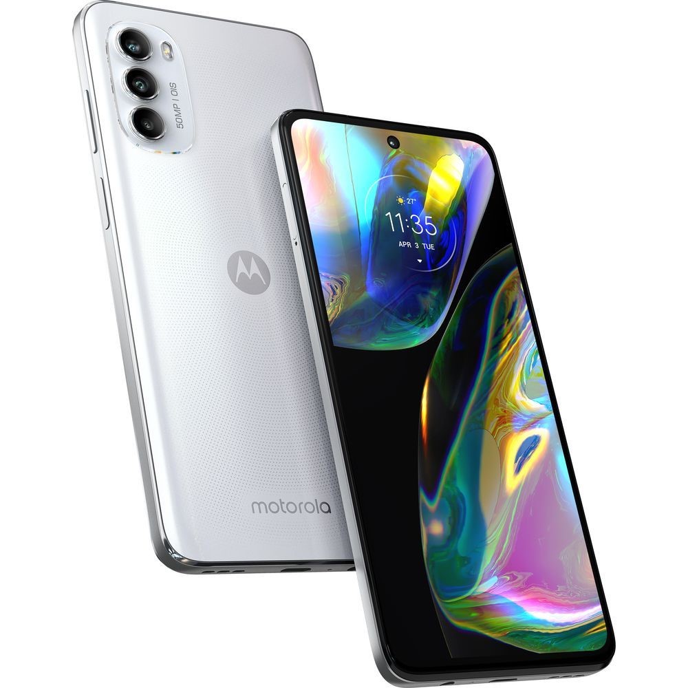 Motorola Moto G82 5G Smartphone 128GB/6GB/Dual SIM - White Lily
