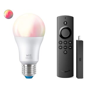 Wiz Wi-Fi Color & Tunable white/9W A60 806lm + Amazon Fire TV Stick Lite (Bundle)