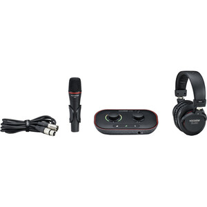 Focusrite Vocaster One Studio Dm1 Dynamic Microphone & Hp60V Black