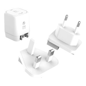Adam Elements Omnia P3 USB-C 33W Compact Wall Charger - White