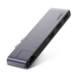 Ugreen 5-in-2 USB-C Hub for MacBook Pro/Air with Gigabit Ethernet Converter
