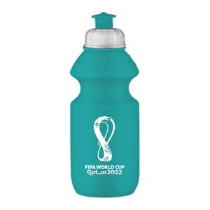 Fifa World Cup 2022 Printed Kids Sport Leak Proof Water Bottle - Teal 350 ml