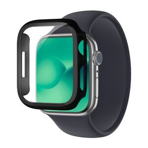 Amazingthing Apple Watch Series 8 Marsix Bumper Case With Glass Protector 45mm - Black