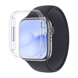 Amazingthing Apple Watch Series 8 Quartz Pro Bumper Case 45mm - Clear