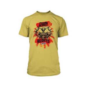 Jinx Cyberpunk 2077 Gym Beast Premium Men's T-Shirt Mustard