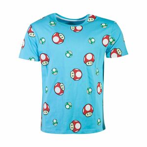 Difuzed Nintendo Super Mario Toad Men's T-Shirt Blue