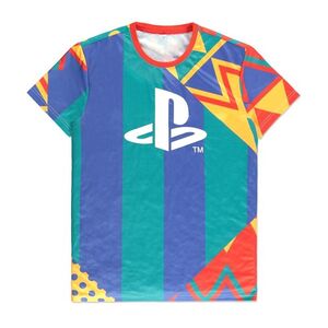 Difuzed Sony PlayStation Men's T-Shirt Multicolor