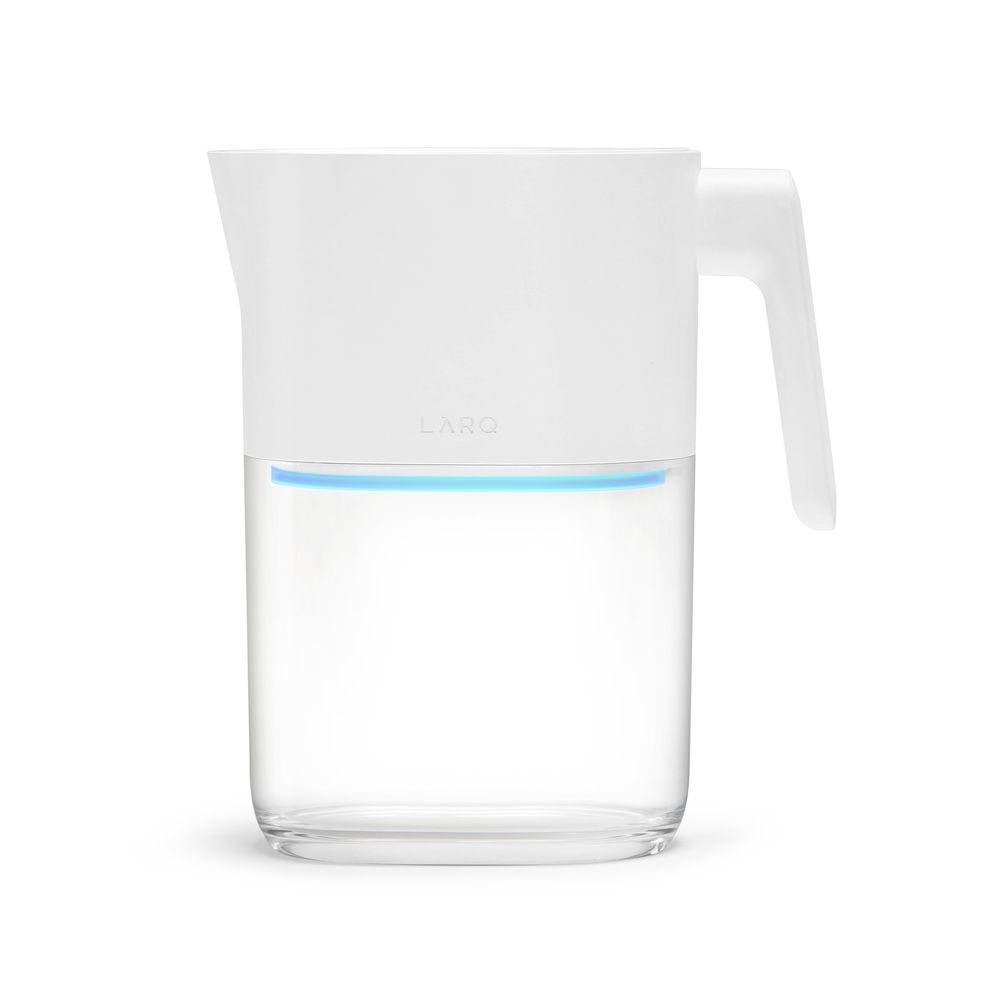 LARQ Pitcher PureVis Pure White with Advanced Filter - 1.9L/8-Cup