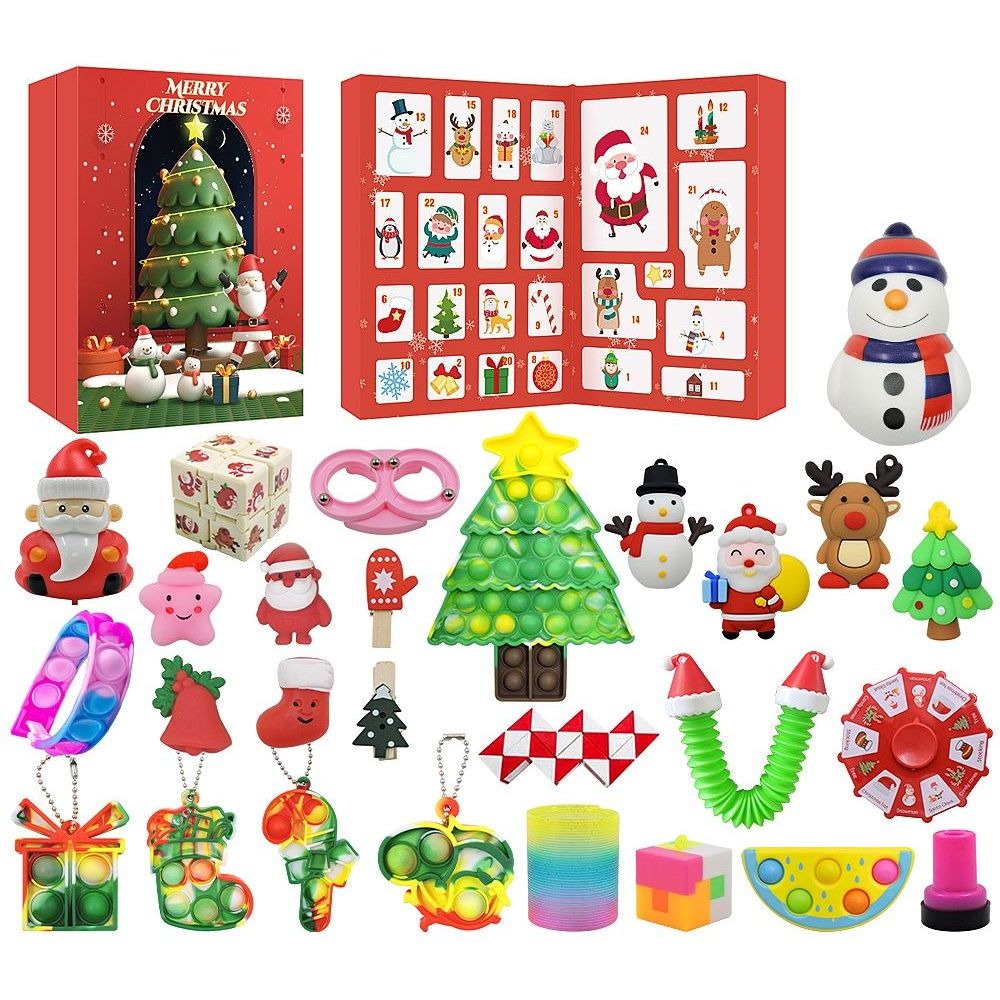Squizz Toys Christmas Premium Advent Calendar (Set Of  24)